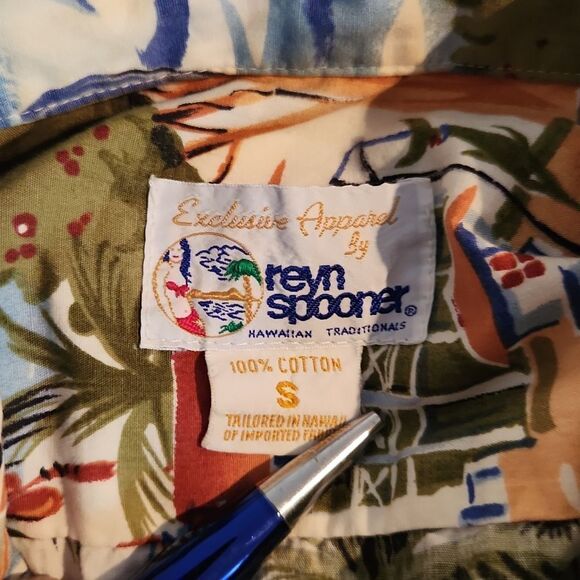Reyn Spooner Lahaina Maui Aloha Hawaiian Shirt S - Picture 8 of 10